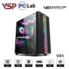 Vỏ case PC máy tính VSP VX1 (E-ATX, Full Tower, Đen)