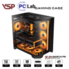 Vỏ case PC máy tính VSP X2 Luxury Ultra (ATX, Mid Tower, Đen)