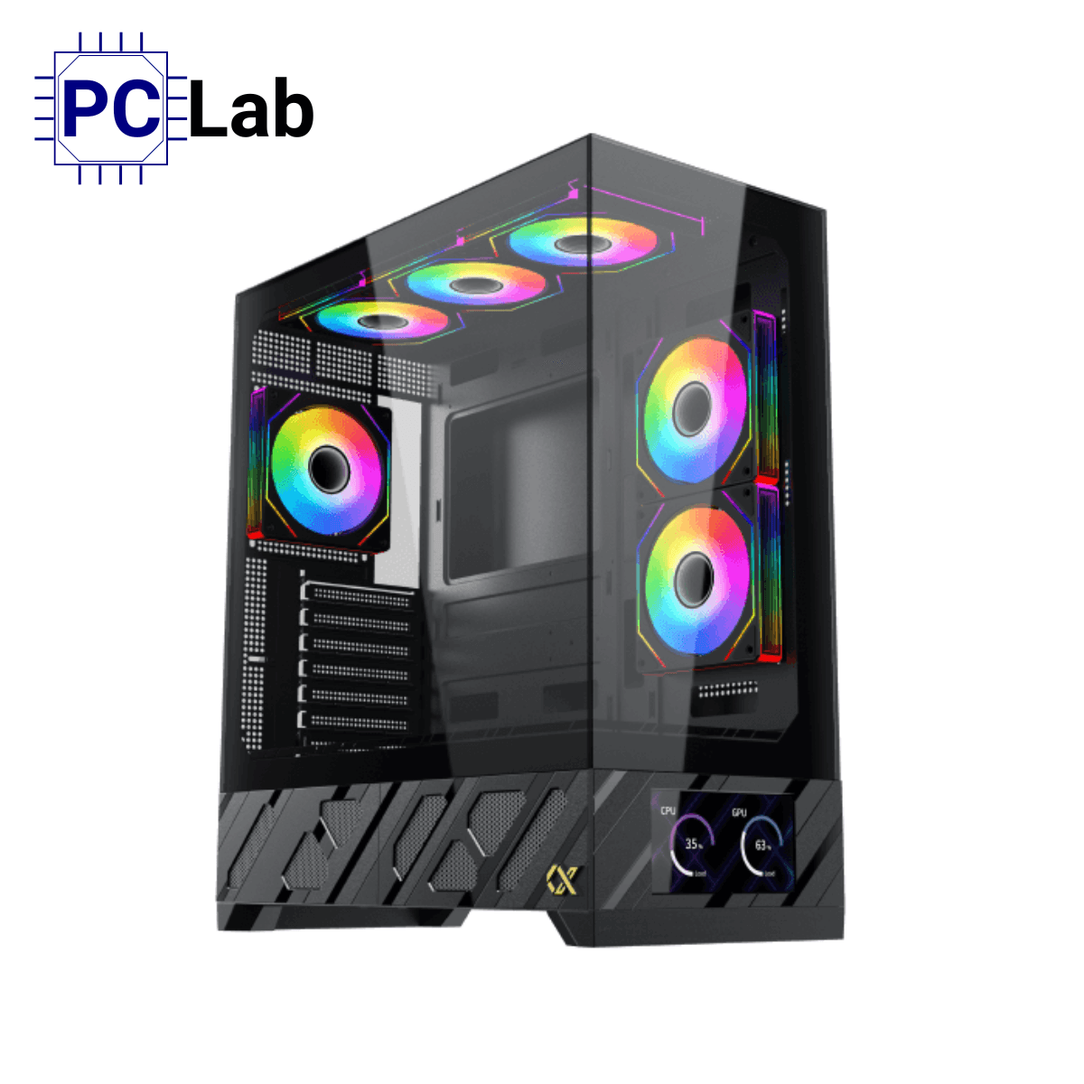 Vỏ case PC máy tính Xigmatek Alphard Pro (E-ATX, Full Tower, Đen)