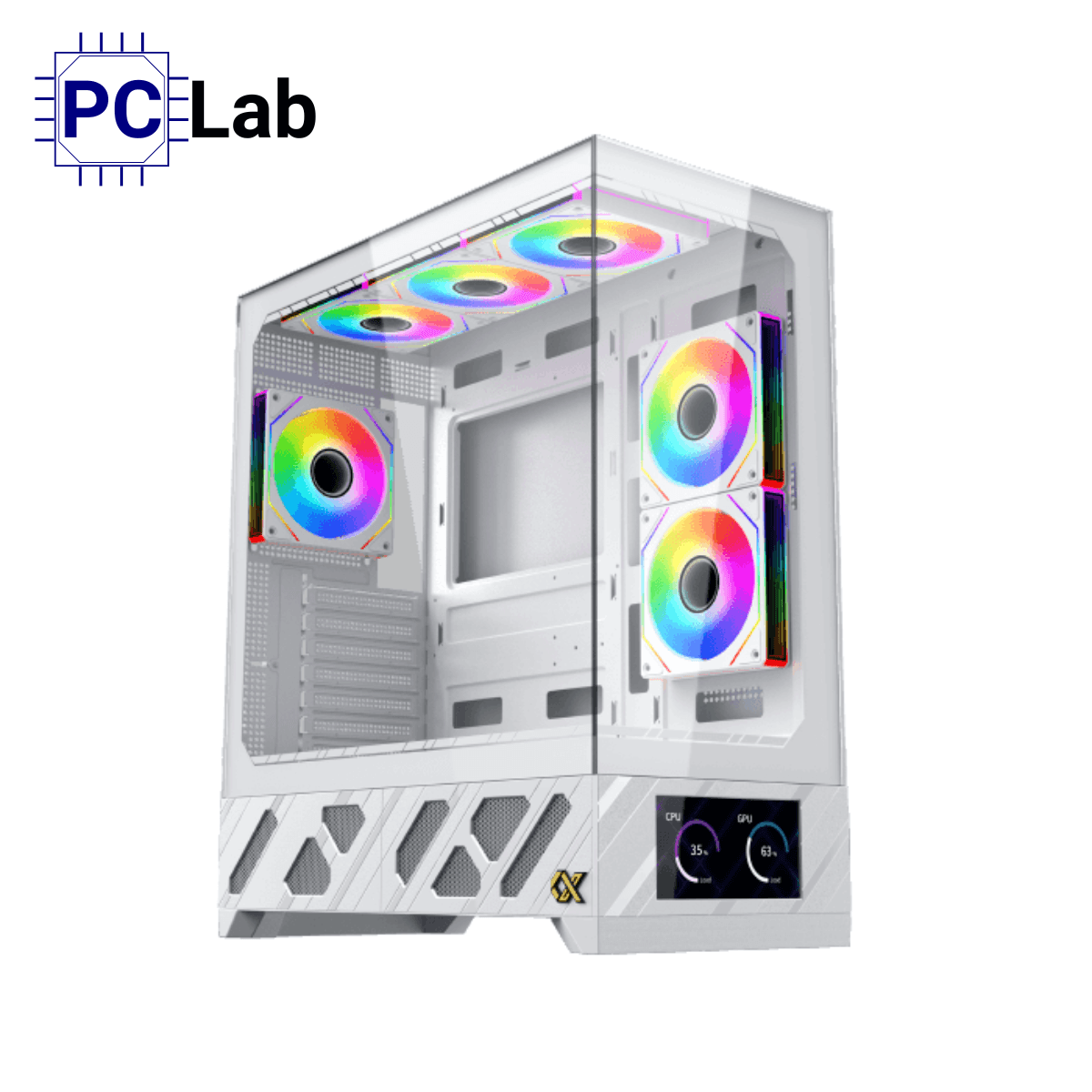 Vỏ case PC máy tính Xigmatek Alphard Pro Arctic (E-ATX, Full Tower, Trắng)