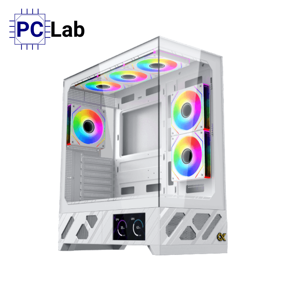 Vỏ case PC máy tính Xigmatek Alphard Pro Arctic (E-ATX, Full Tower, Trắng)