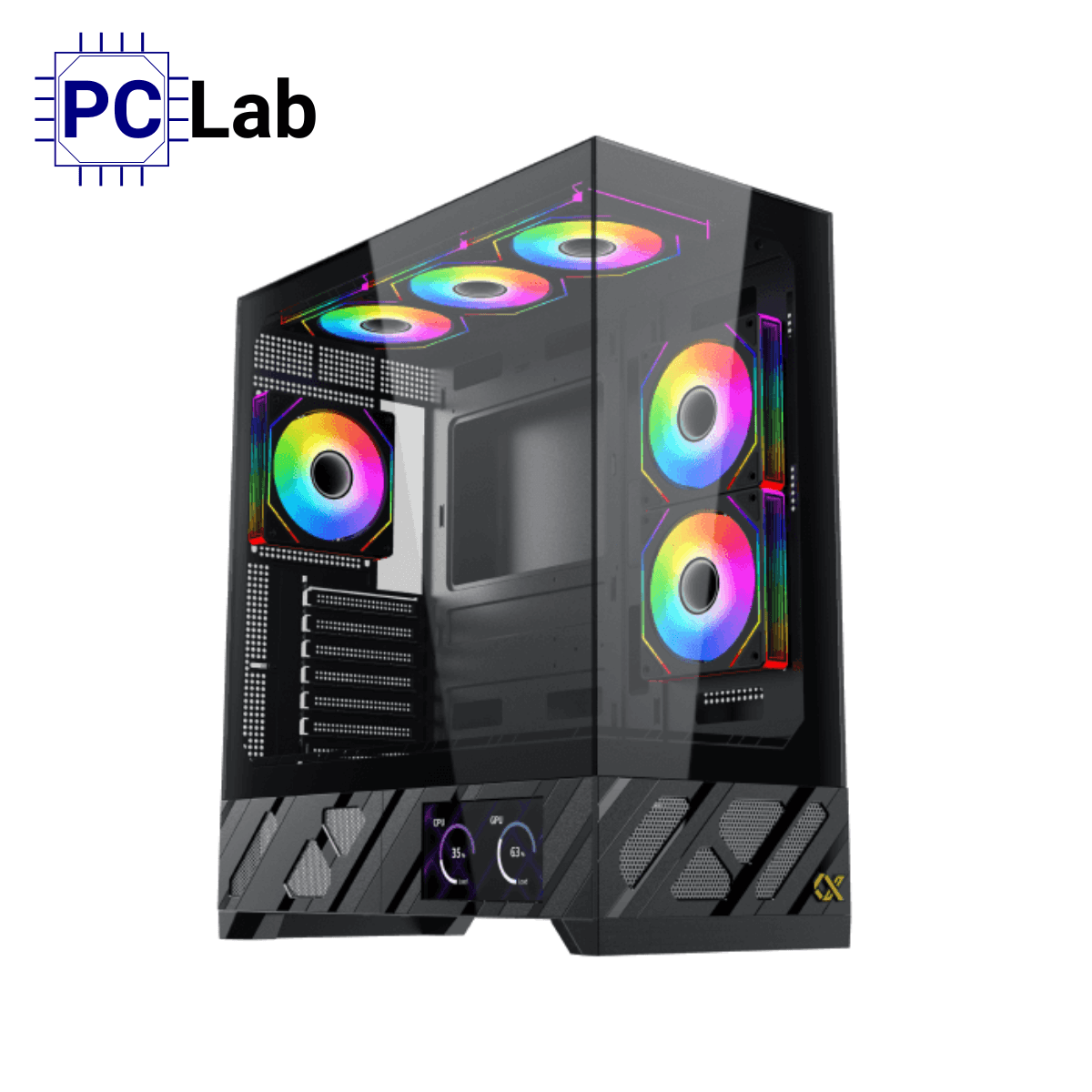 Vỏ case PC máy tính Xigmatek Alphard Pro (E-ATX, Full Tower, Đen)