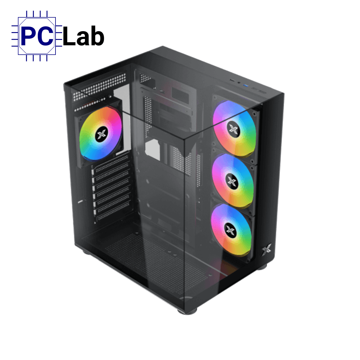 Vỏ case PC máy tính Xigmatek Aqua Compact (ATX, Mid Tower, Đen)