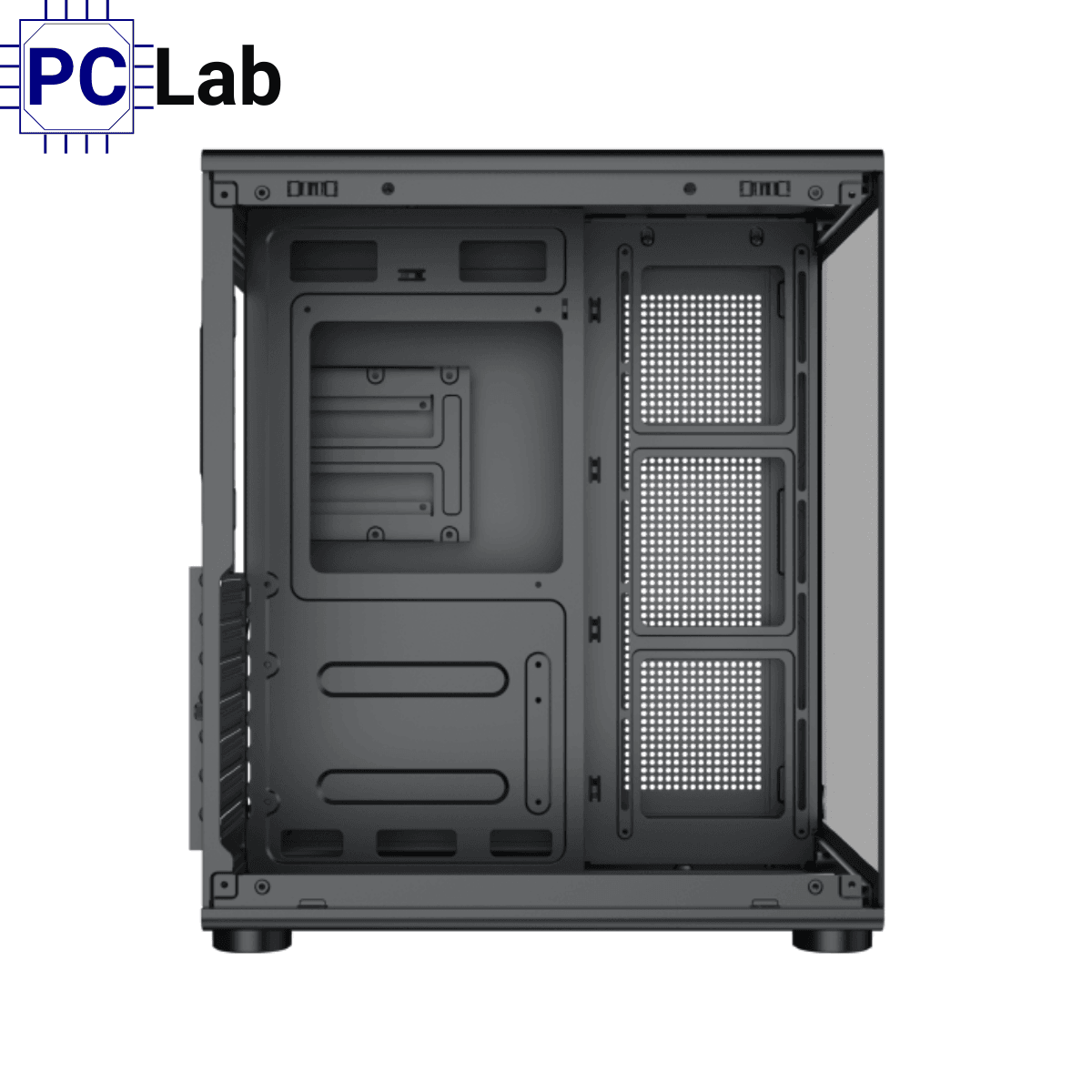 Vỏ case PC máy tính Xigmatek Aqua Compact Air (ATX, Mid Tower, Đen)