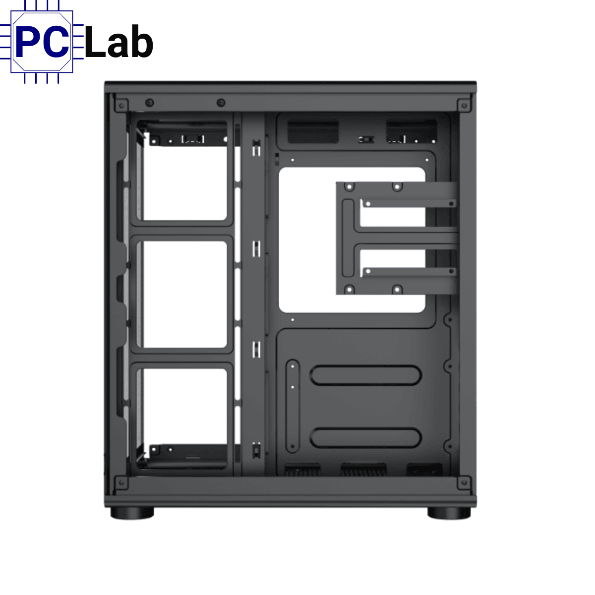 Vỏ case PC máy tính Xigmatek Aqua Compact Air (ATX, Mid Tower, Đen)