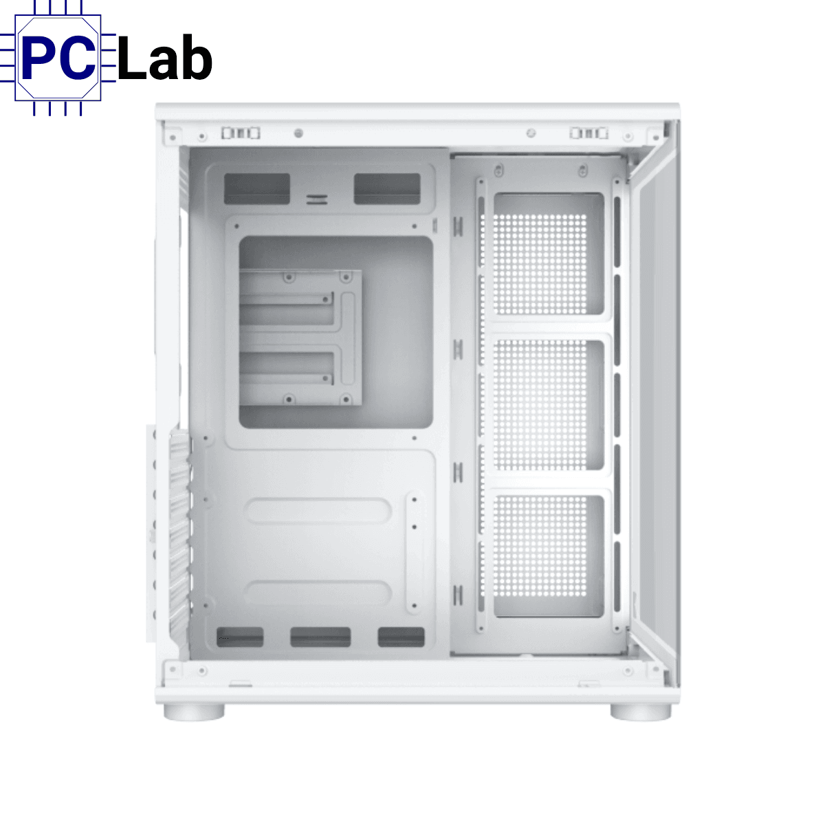 Vỏ case PC máy tính Xigmatek Aqua Compact Air Arctic (ATX, Mid Tower, Trắng)