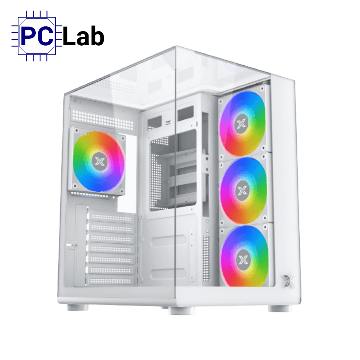 Vỏ case PC máy tính Xigmatek Aqua Compact Arctic (ATX, Mid Tower, Trắng)