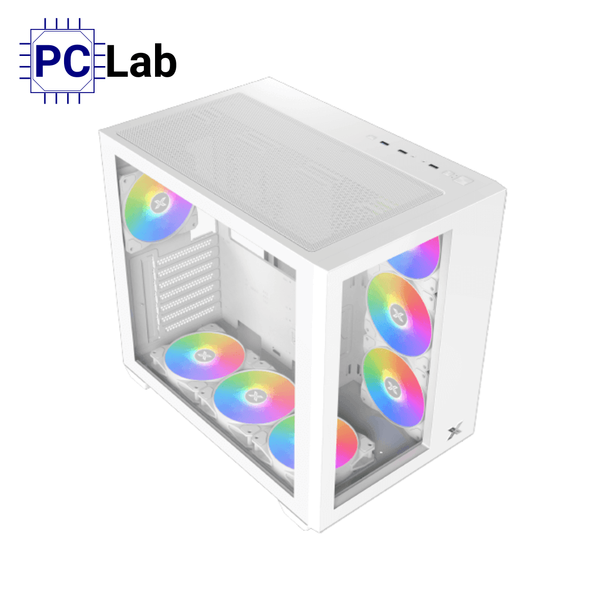 Vỏ case PC máy tính Xigmatek Aqua III Arctic (Egypt) (ATX, Mid Tower, Trắng)