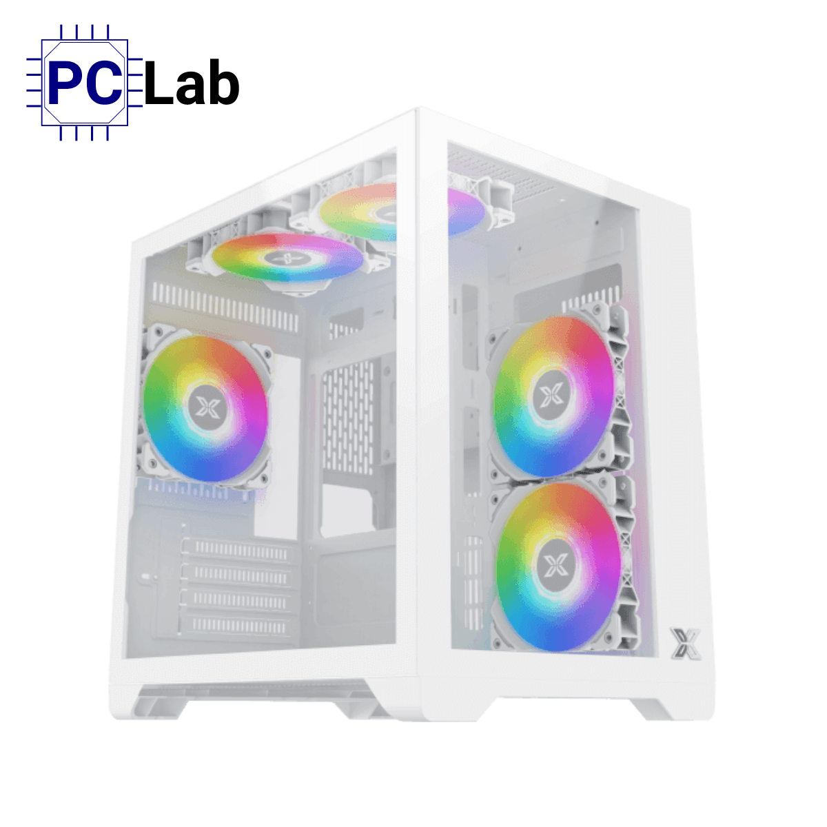 Vỏ case PC máy tính Xigmatek Aqua M Arctic (Micro ATX, Mini Tower, Trắng)