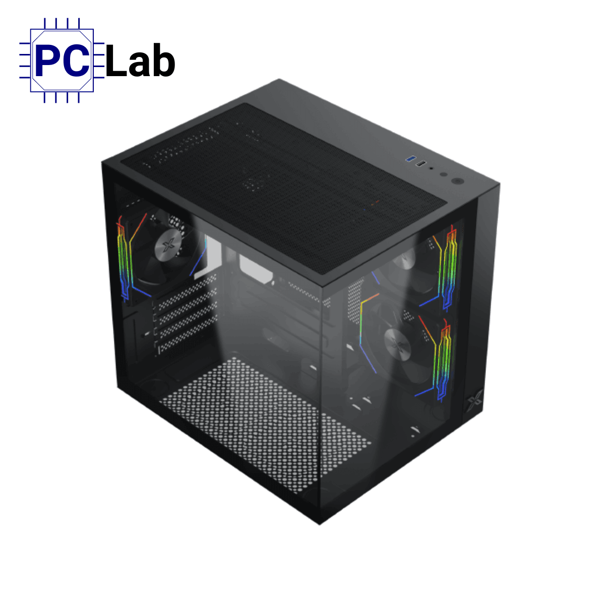 Vỏ case PC máy tính Xigmatek Aqua M Lite (Micro ATX, Mini Tower, Đen)