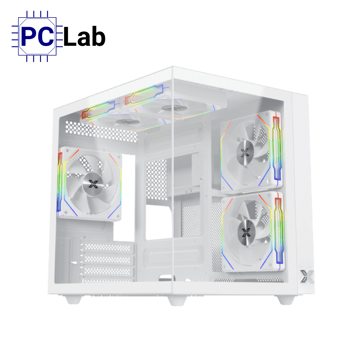 Vỏ case PC máy tính Xigmatek Aqua M Lite Arctic (Micro ATX, Mini Tower, Trắng)