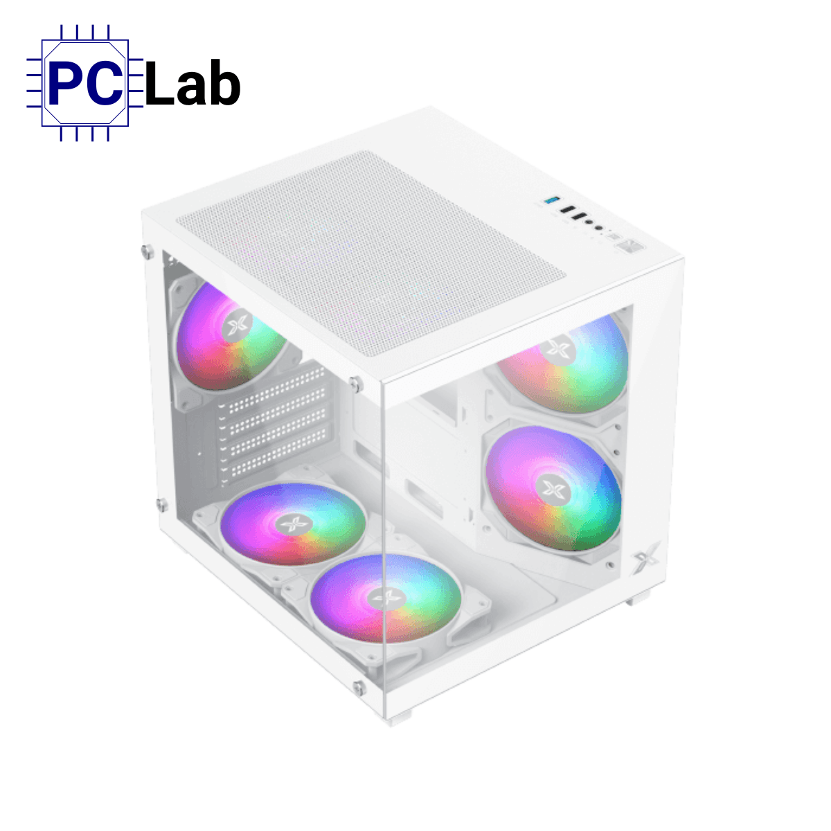 Vỏ case PC máy tính Xigmatek Aqua M Nano II Arctic (Argentine) (Micro ATX, Mini Tower, Trắng)