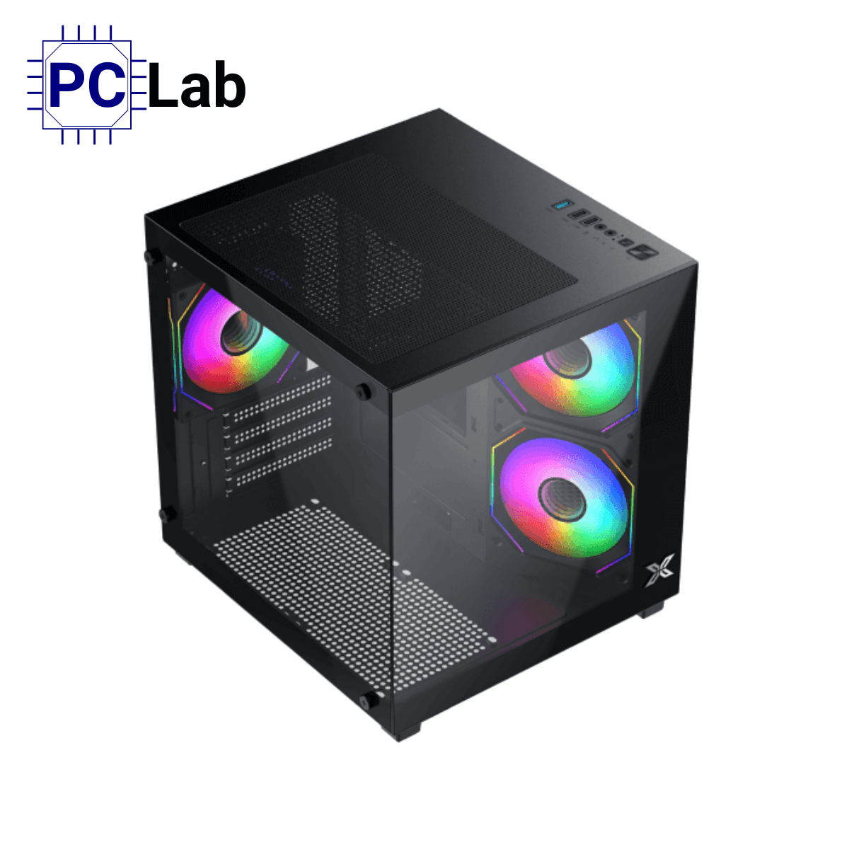 Vỏ case PC máy tính Xigmatek Aqua M Nano II (Egypt) (Micro ATX, Mini Tower, Đen)