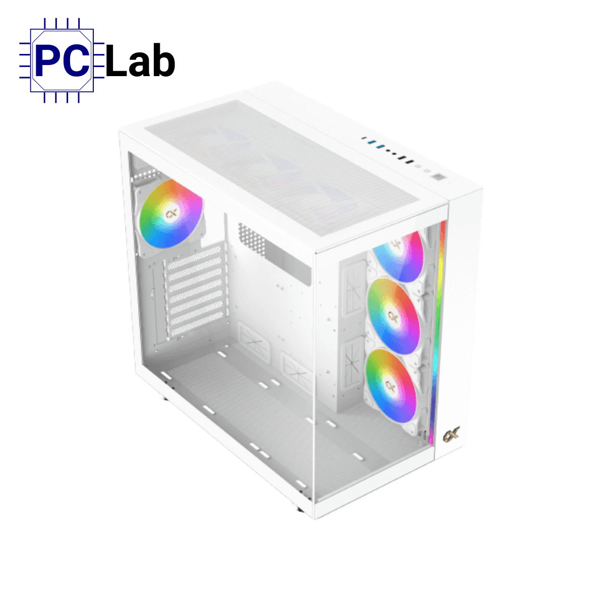 Vỏ case PC máy tính Xigmatek Aqua Ultra Air Arctic (E-ATX, Full Tower, Trắng)