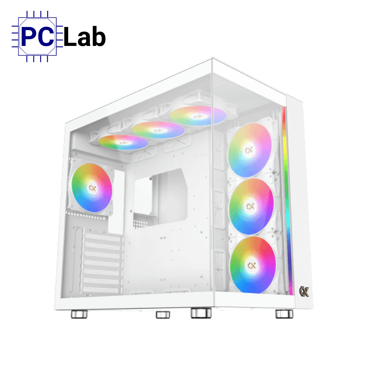 Vỏ case PC máy tính Xigmatek Aqua Ultra Air Arctic (E-ATX, Full Tower, Trắng)