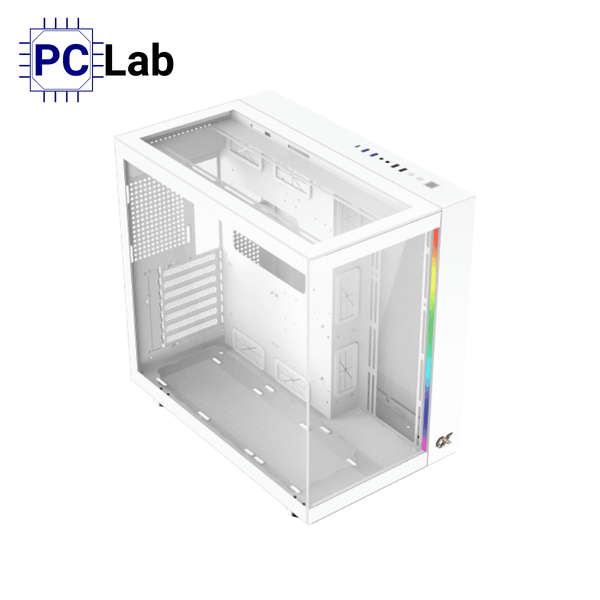 Vỏ case PC máy tính Xigmatek Aqua Ultra Arctic (E-ATX, Full Tower, Trắng)