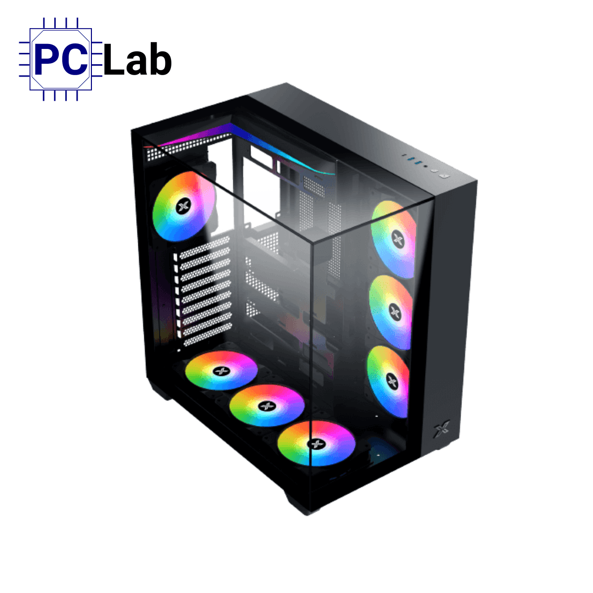 Vỏ case PC máy tính Xigmatek Aqua V (ATX, Mid Tower, Đen)