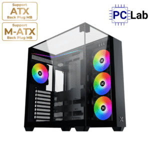 Vỏ case PC máy tính Xigmatek Aqua V (ATX, Mid Tower, Đen)
