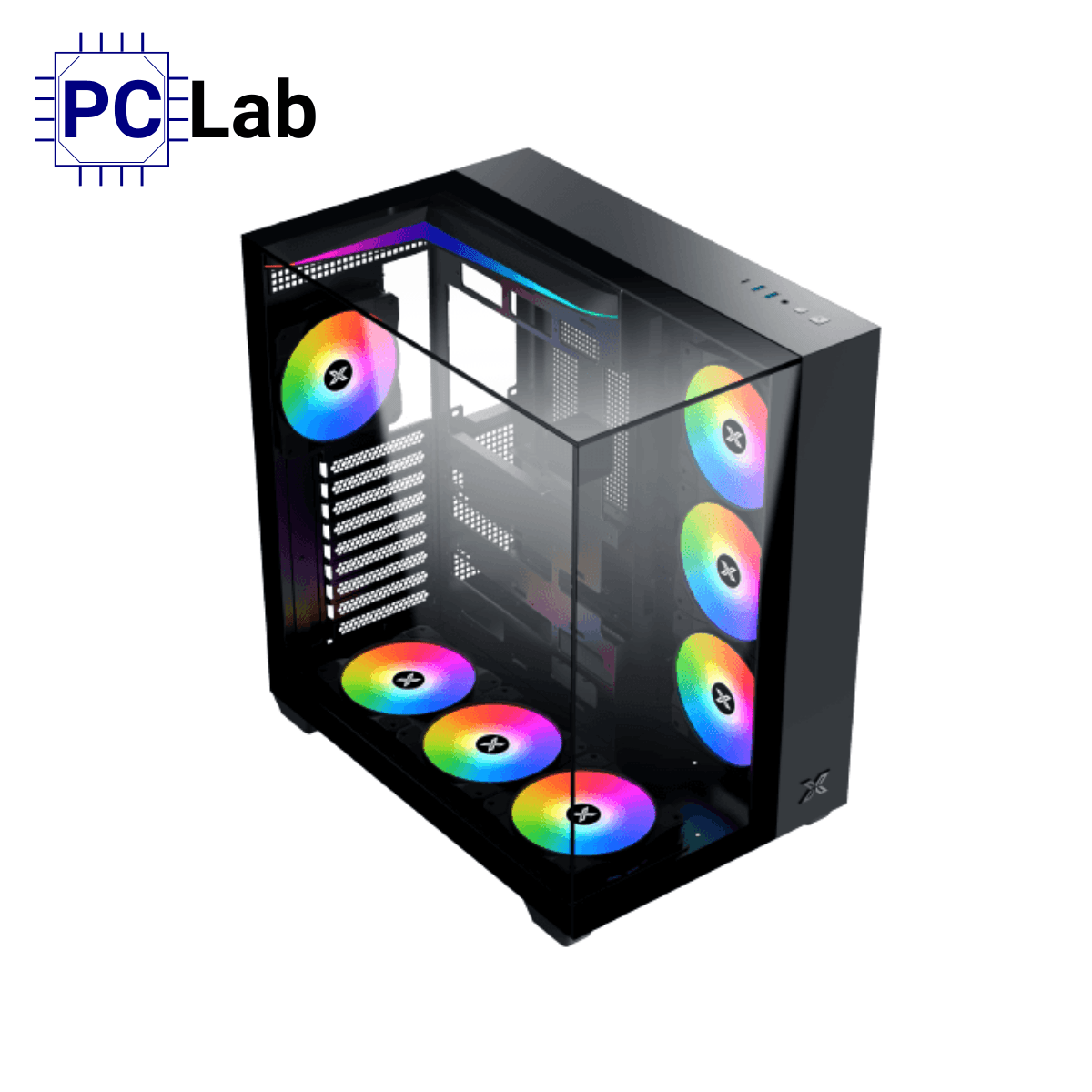 Vỏ case PC máy tính Xigmatek Aqua V (ATX, Mid Tower, Đen)