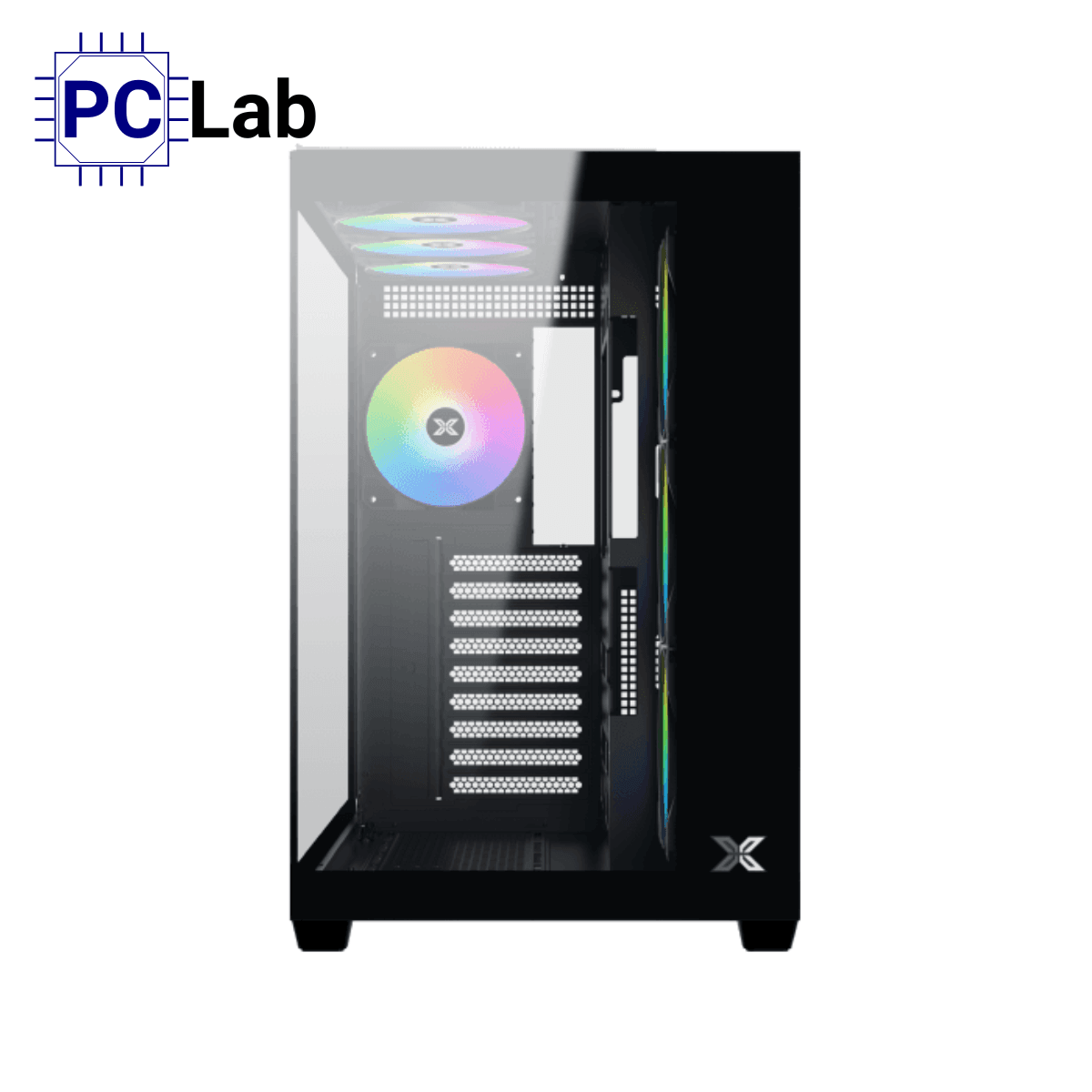 Vỏ case PC máy tính Xigmatek Aqua V Air (ATX, Mid Tower, Đen)