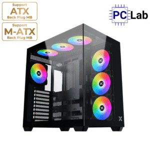 Vỏ case PC máy tính Xigmatek Aqua V Air (ATX, Mid Tower, Đen)
