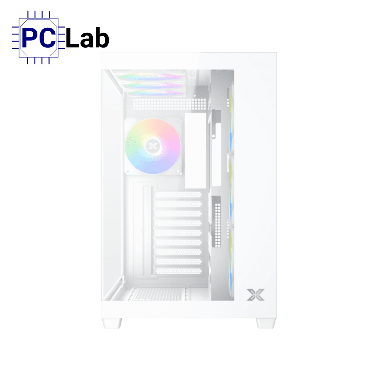 Vỏ case PC máy tính Xigmatek Aqua V Air Arctic (ATX, Mid Tower, Trắng)