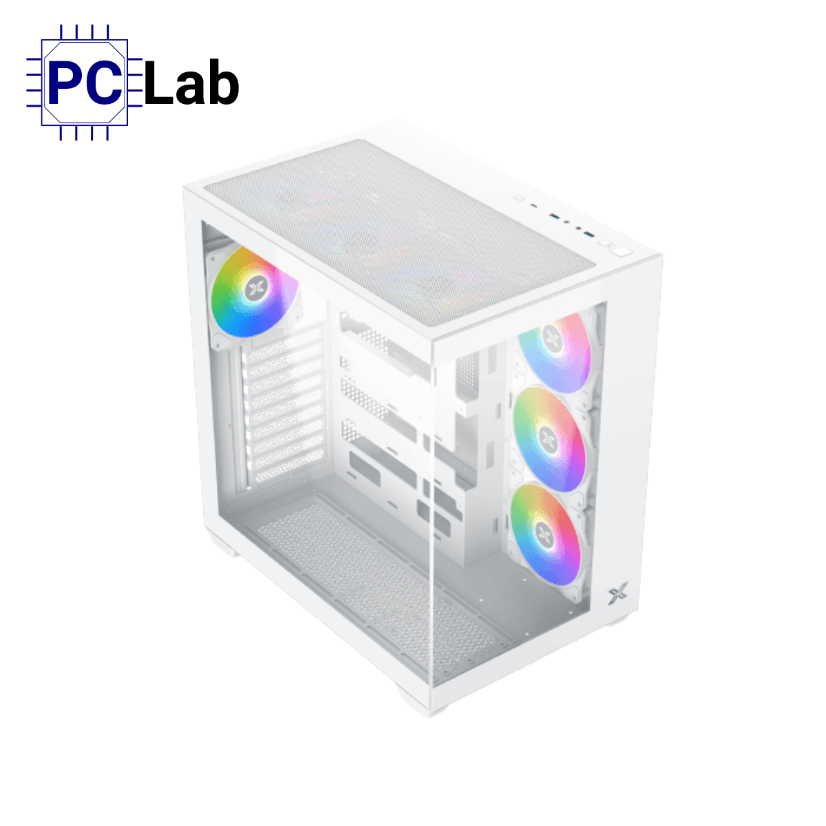 Vỏ case PC máy tính Xigmatek Aqua V Air Arctic (ATX, Mid Tower, Trắng)