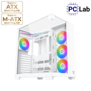 Vỏ case PC máy tính Xigmatek Aqua V Arctic (ATX, Mid Tower, Trắng)