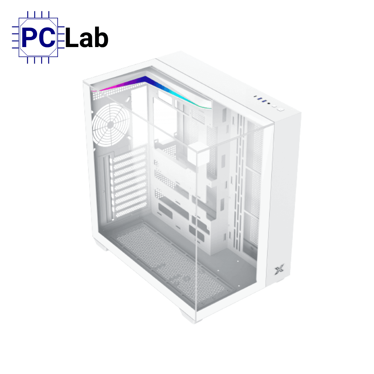 Vỏ case PC máy tính Xigmatek Aqua V Arctic (ATX, Mid Tower, Trắng)
