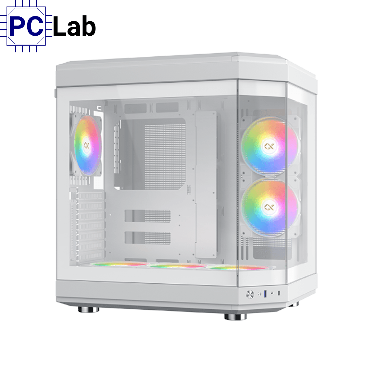 Vỏ case PC máy tính Xigmatek CUBI Arctic (E-ATX, Full Tower, Trắng)
