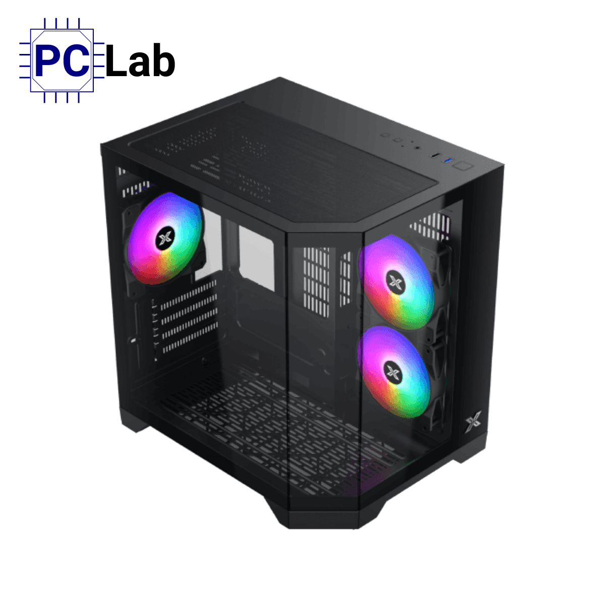 Vỏ case PC máy tính Xigmatek Cubi M Nano (Micro ATX, Mini Tower, Đen)