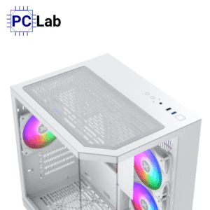 Vỏ case PC máy tính Xigmatek Cubi M Nano Arctic (Micro ATX, Mini Tower, Trắng)