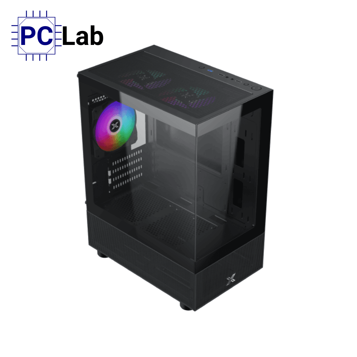 Vỏ case PC máy tính Xigmatek Endorphin M II 3F (Micro ATX, Mini Tower, Đen)