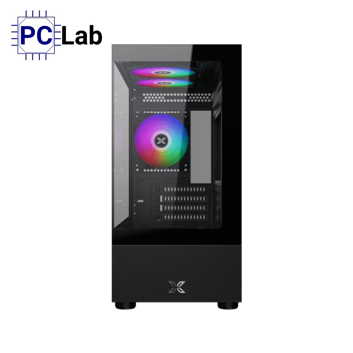 Vỏ case PC máy tính Xigmatek Endorphin M II 3F (Micro ATX, Mini Tower, Đen)