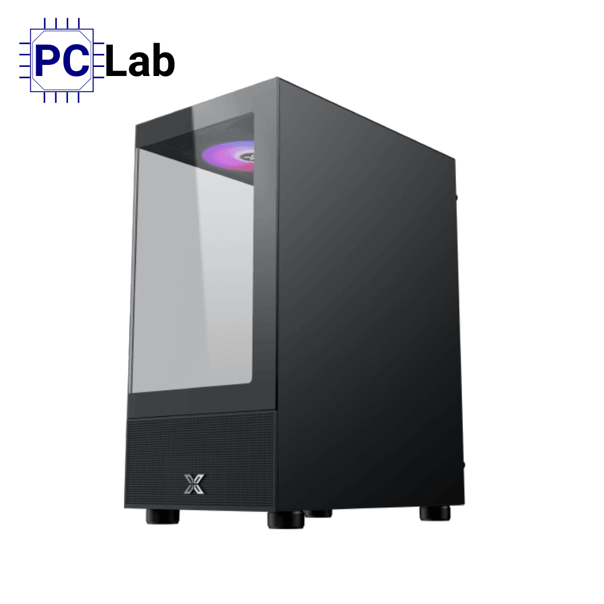 Vỏ case PC máy tính Xigmatek Endorphin M II 3F (Micro ATX, Mini Tower, Đen)