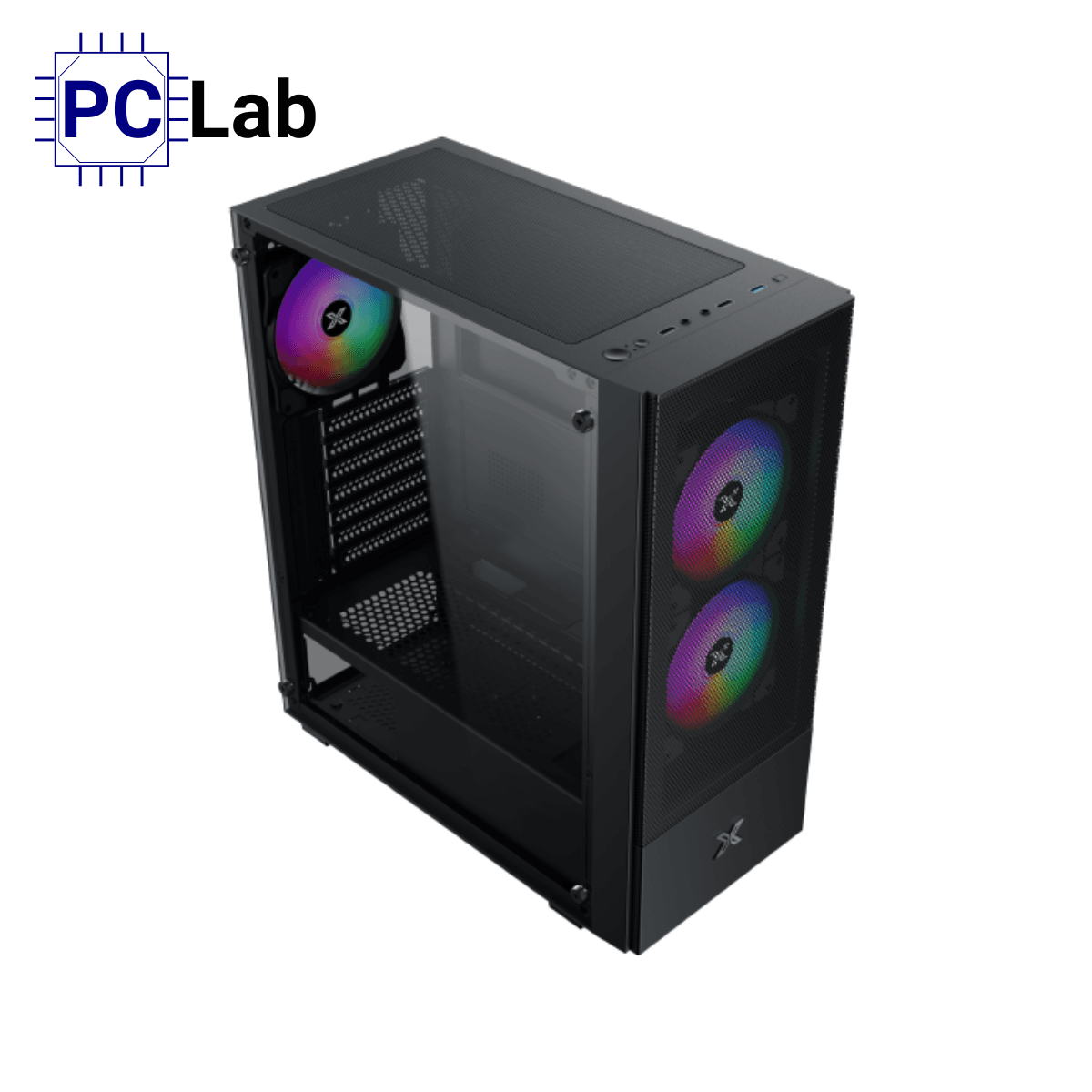 Vỏ case PC máy tính Xigmatek Hero II Air 3F (ATX, Mid Tower, Đen)