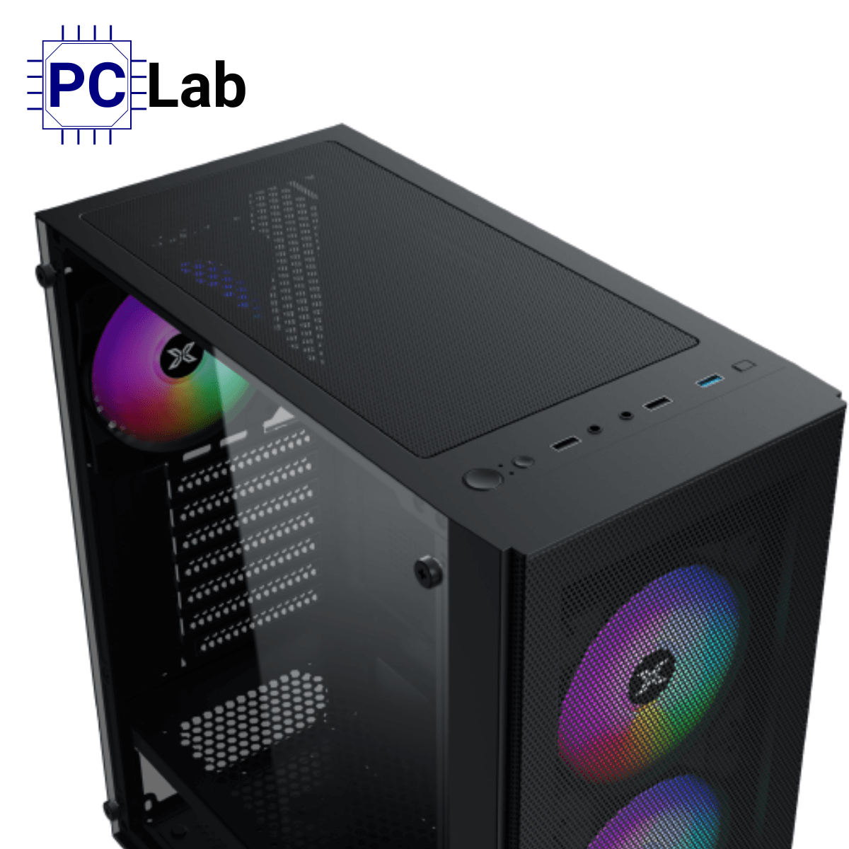 Vỏ case PC máy tính Xigmatek Hero II Air 3F (ATX, Mid Tower, Đen)