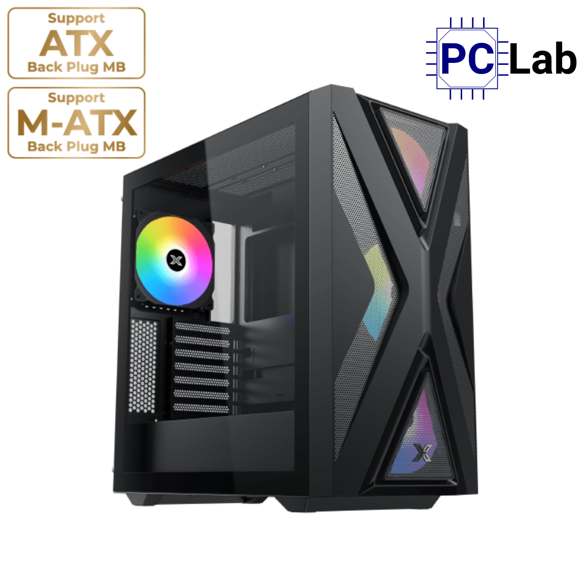 Vỏ case PC máy tính Xigmatek Hyperion (E-ATX, Full Tower, Đen)