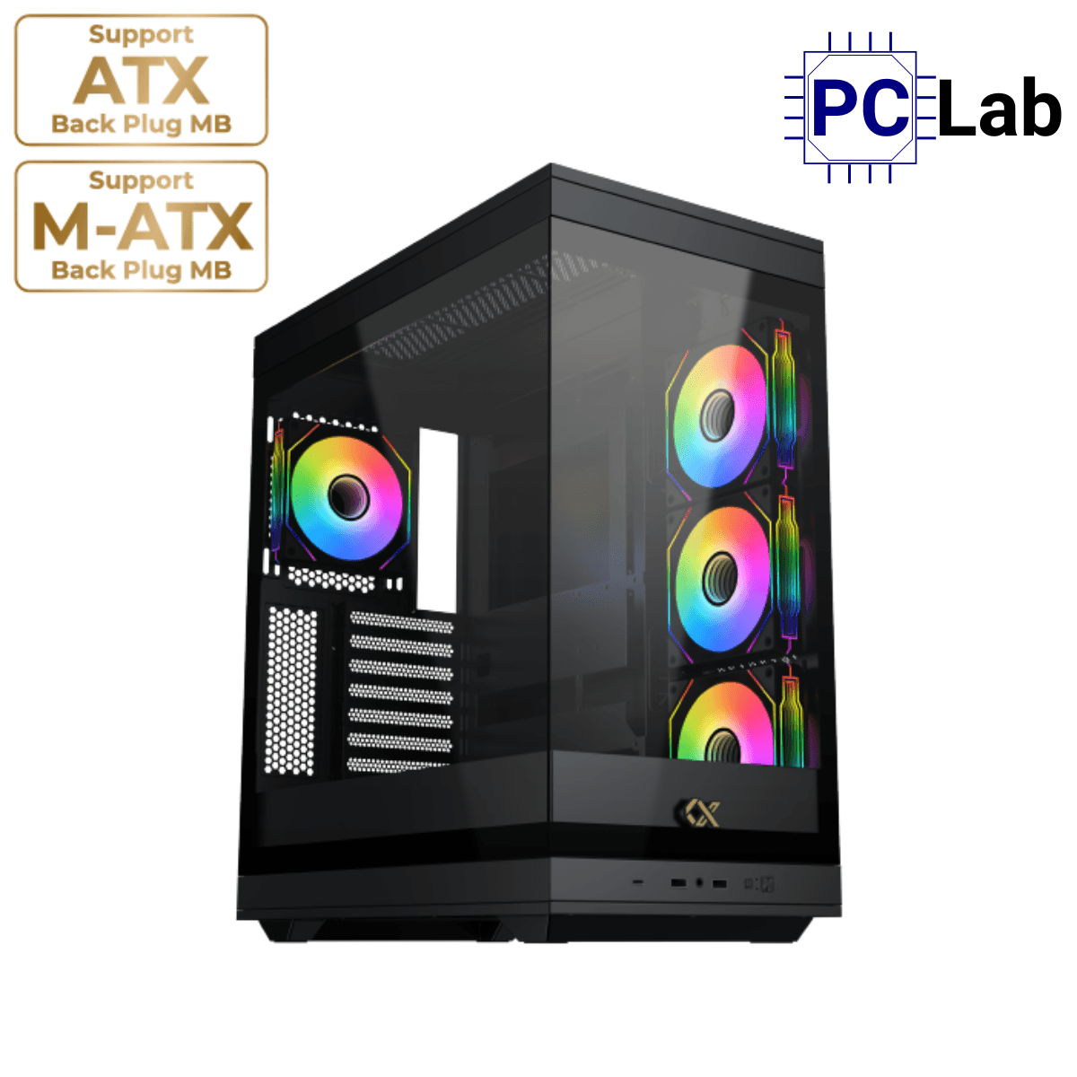 Vỏ case PC máy tính Xigmatek Meta (E-ATX, Full Tower, Đen)