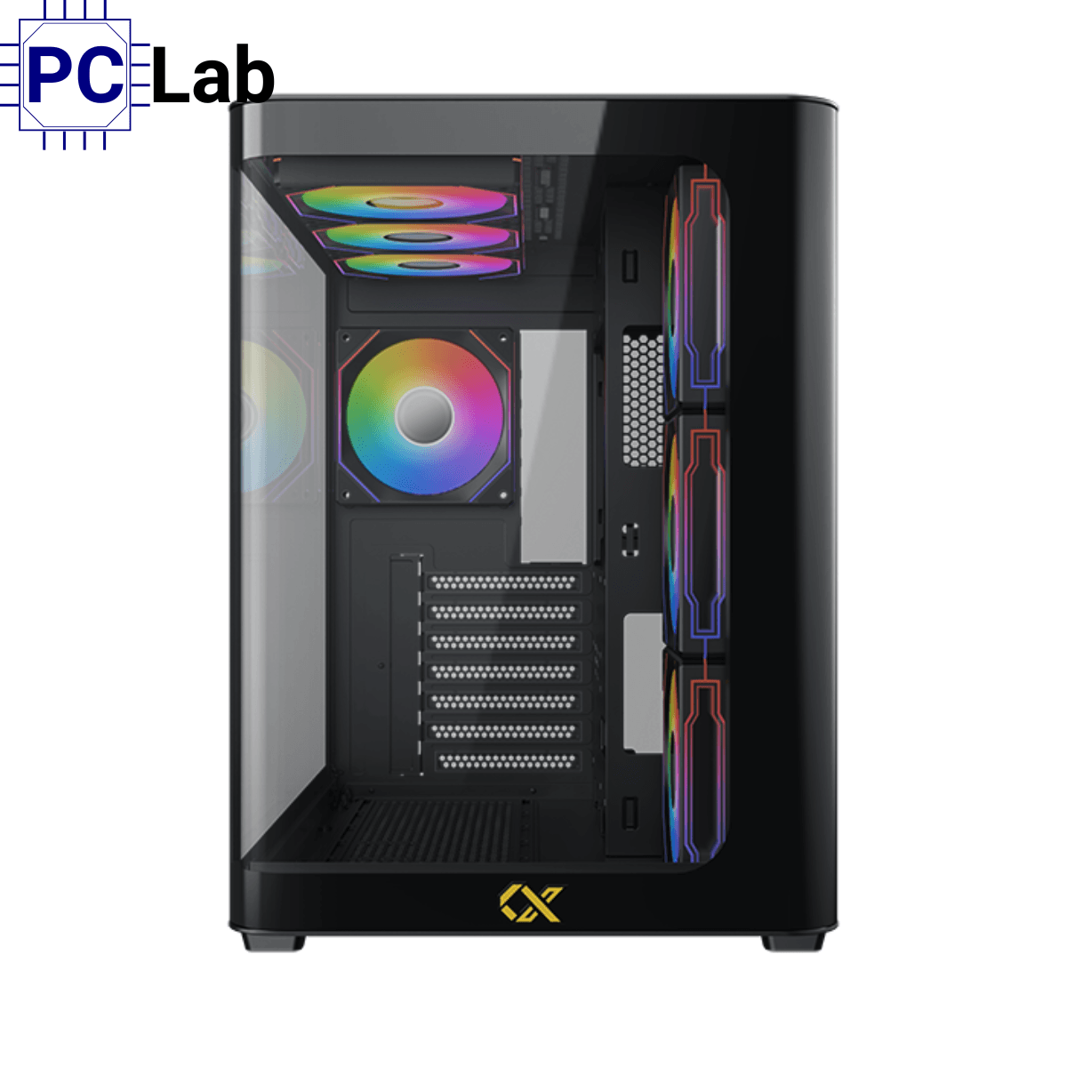 Vỏ case PC máy tính Xigmatek Pano (E-ATX, Full Tower, Đen)