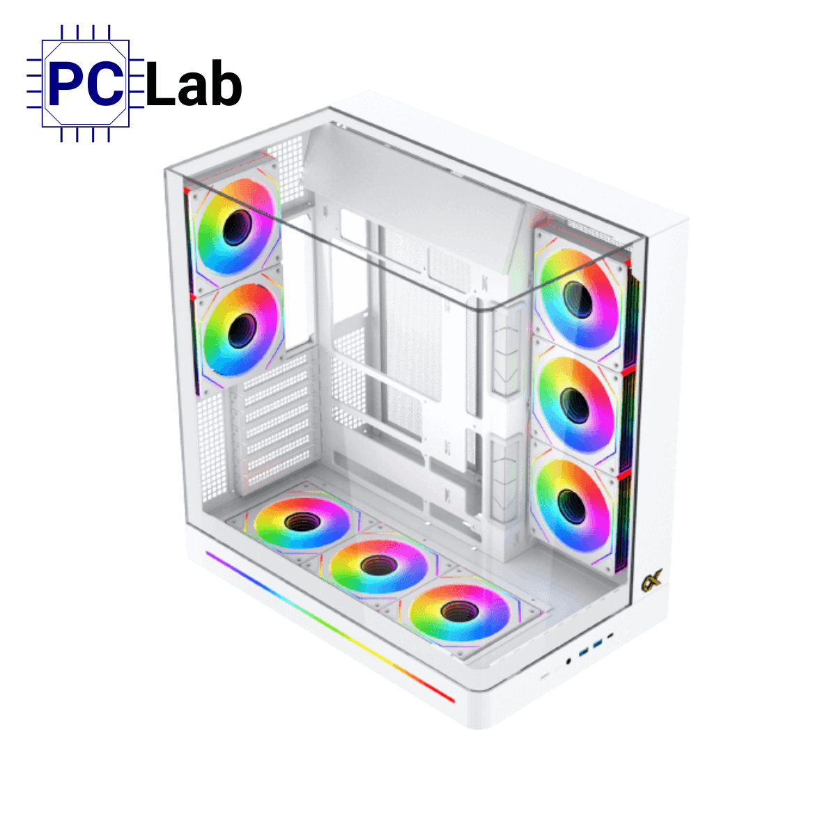 Vỏ case PC máy tính Xigmatek Pano II Arctic (E-ATX, Full Tower, Trắng)