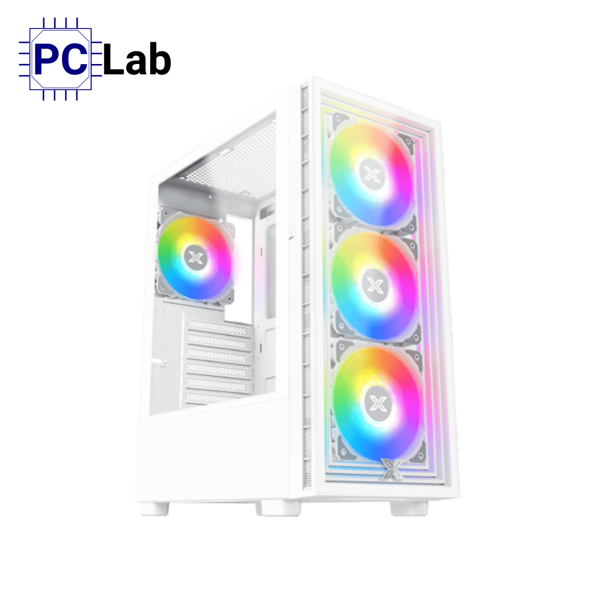 Vỏ case PC máy tính Xigmatek Phantom Arctic (ATX, Mid Tower, Trắng)