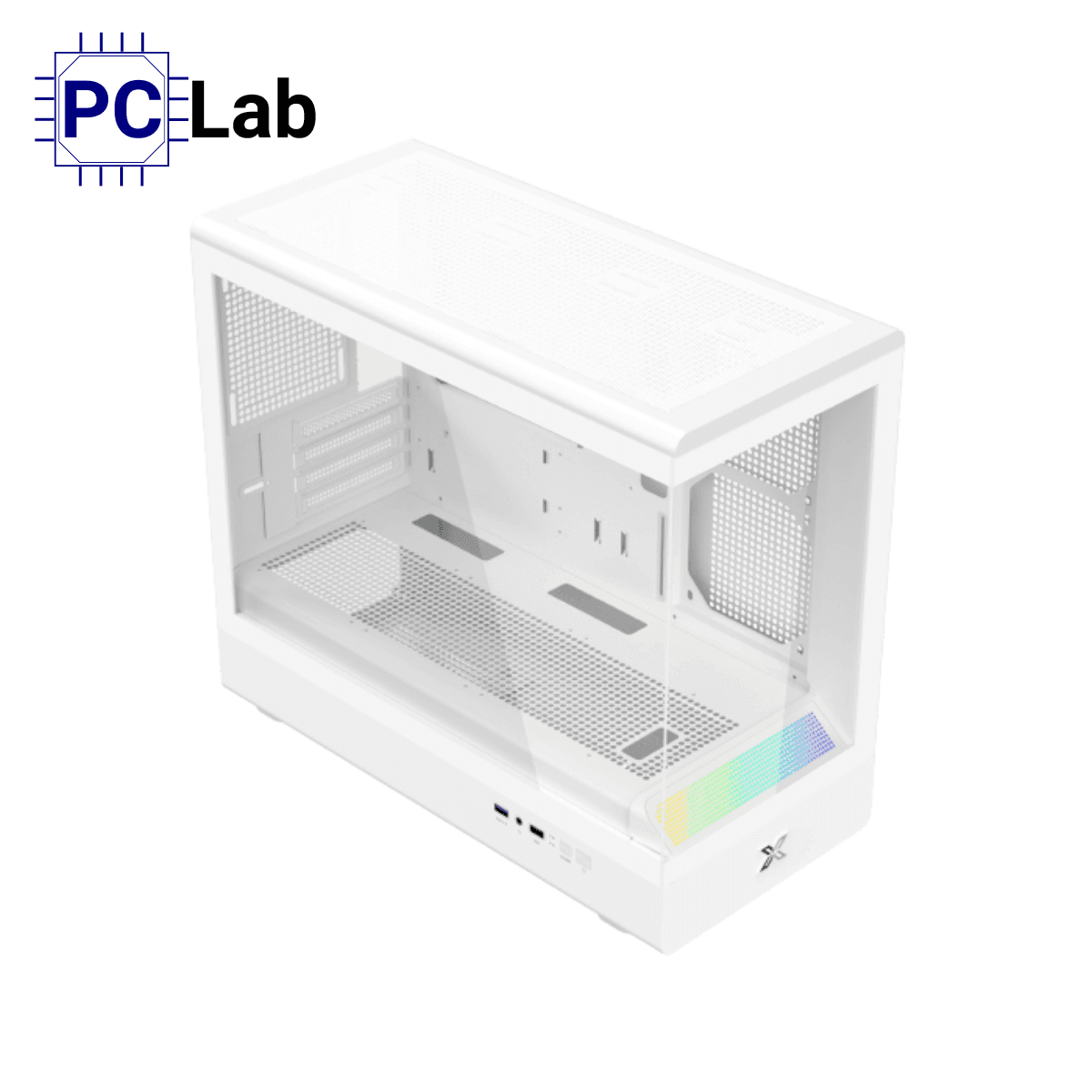Vỏ case PC máy tính Xigmatek Pura ML Arctic (Micro ATX, Mini Tower, Trắng)