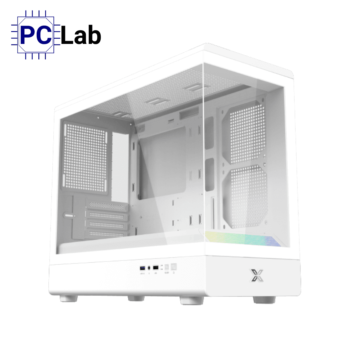 Vỏ case PC máy tính Xigmatek Pura ML Arctic (Micro ATX, Mini Tower, Trắng)