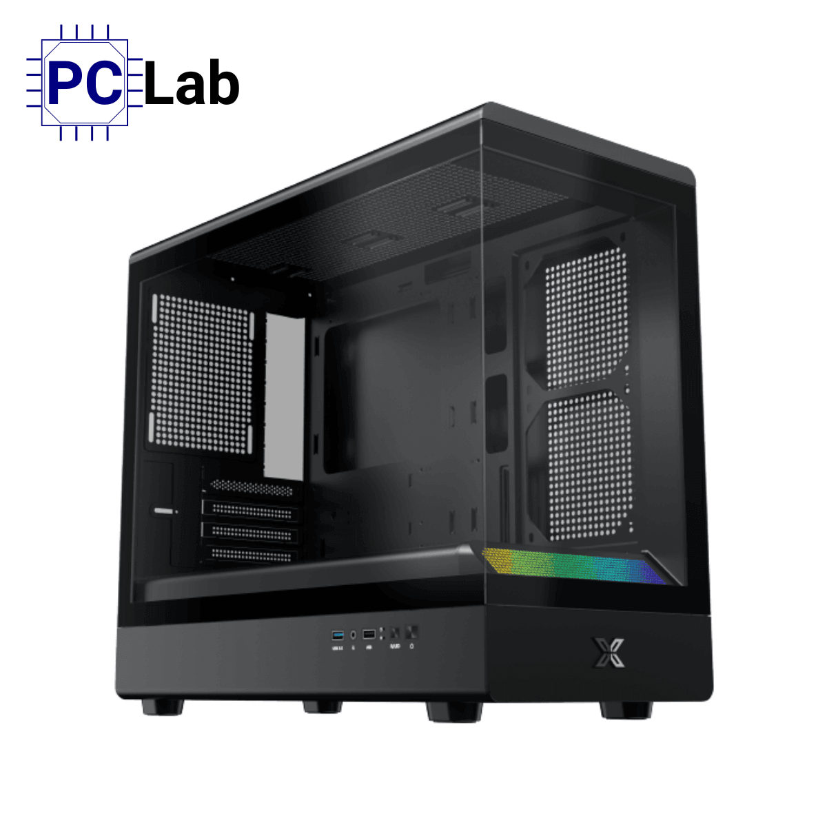 Vỏ case PC máy tính Xigmatek Pura ML (Micro ATX, Mini Tower, Đen)