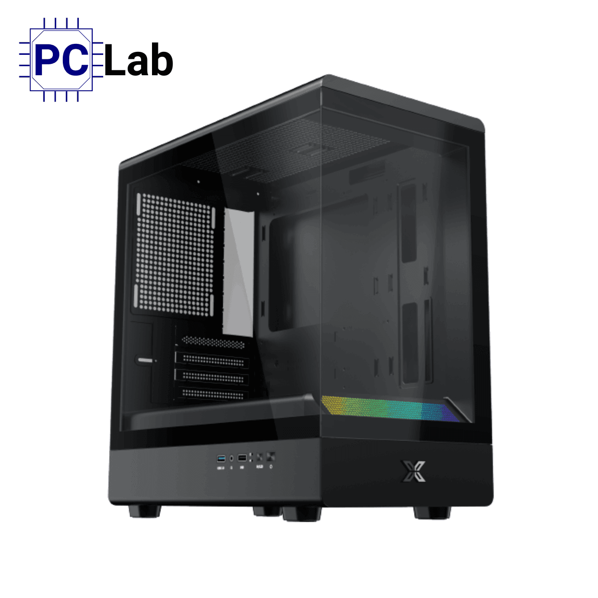 Vỏ case PC máy tính Xigmatek Pura MS (Micro ATX, Mini Tower, Đen)