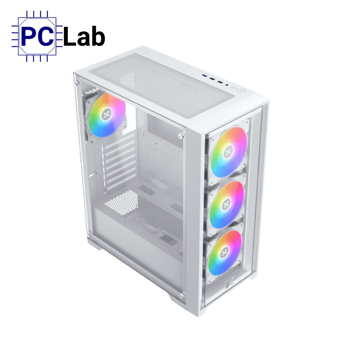 Vỏ case PC máy tính Xigmatek Quantum Arctic (E-ATX, Full Tower, Trắng)