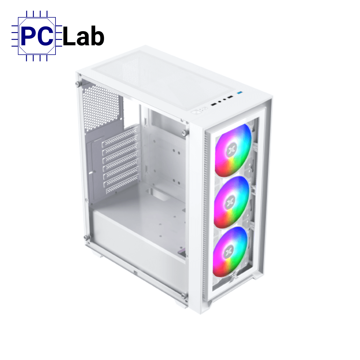 Vỏ case PC máy tính Xigmatek Sky II TG Arctic 3F (Philippines) (ATX, Mid Tower, Trắng)
