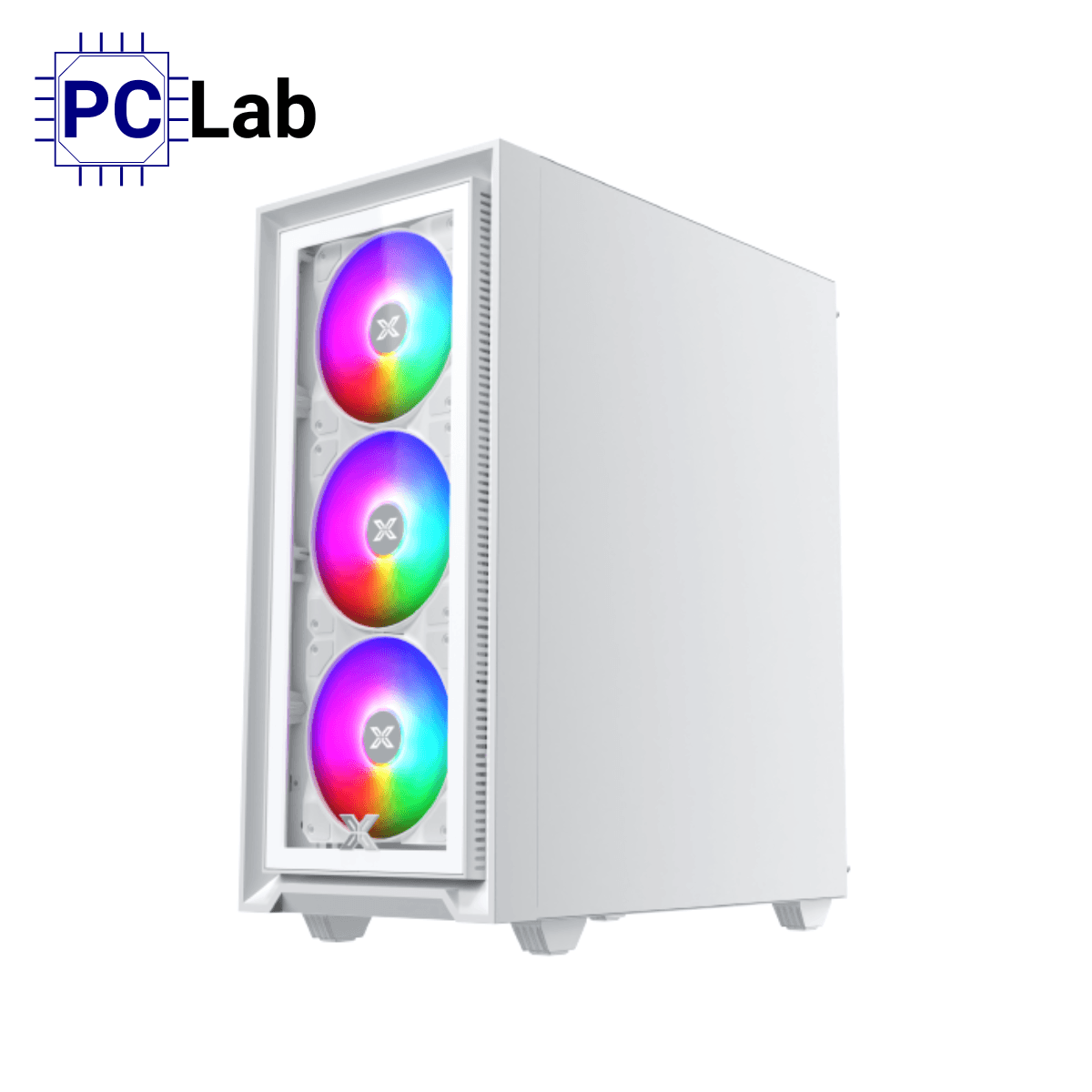 Vỏ case PC máy tính Xigmatek Sky II TG Arctic 3F (Philippines) (ATX, Mid Tower, Trắng)