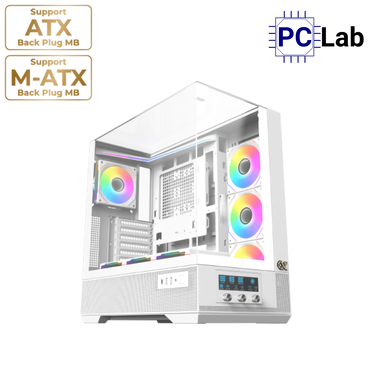 Vỏ case PC máy tính Xigmatek Vision Arctic (E-ATX, Full Tower, Trắng)